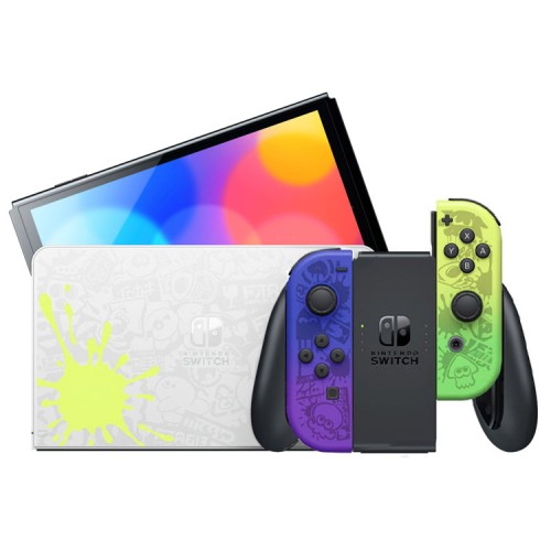 نینتندو سوییچ اولد - نسخه محدود بازی Nintendo Switch OLED - Splatoon 3 Limited Edition - Splatoon 3