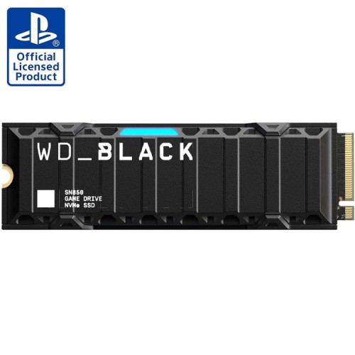 حافظه اس اس دی WD_BLACK SN850 دارای هیت سینک - مخصوص PS5 - یک ترابایت