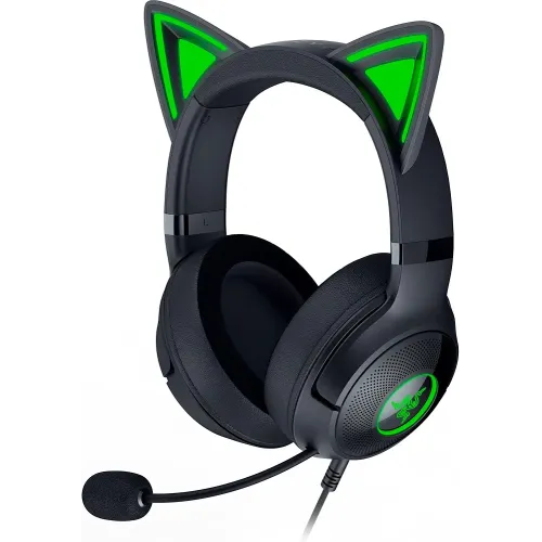 هدفون گیمینگ Razer مدل Kraken Kitty V2 رنگ مشکی