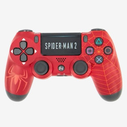 دسته Double motor Vibration 4 مناسب PS4 طرح Spider Man 2