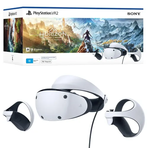 هدست واقعیت مجازی PlayStation VR2 باندل بازی Horizon call of the mountain