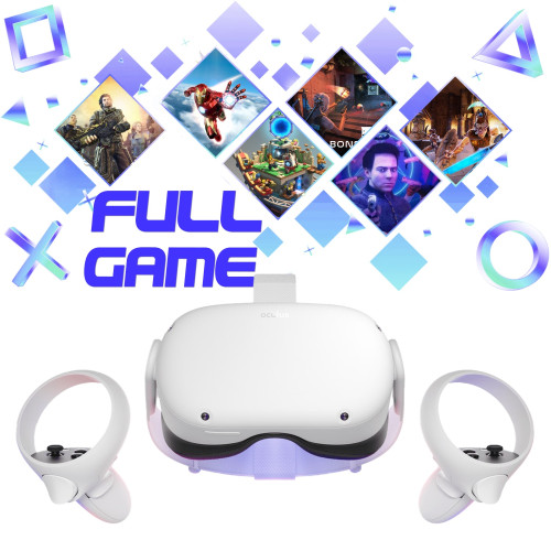 هدست واقعیت مجازی Meta Quest 2 - ظرفیت 128 گیگابایت Full game random