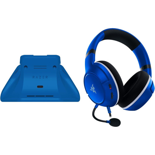 باندل Essential Duo برند Razer مناسب ایکس‌باکس رنگ آبی - Shock blue