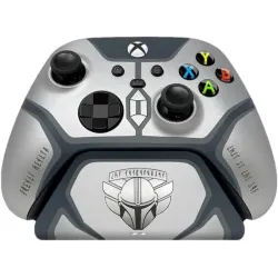 دسته ایکس‌باکس نسخه ویژه طرح Mandalorian Beskar برند Razer - به همراه پایه شارژر