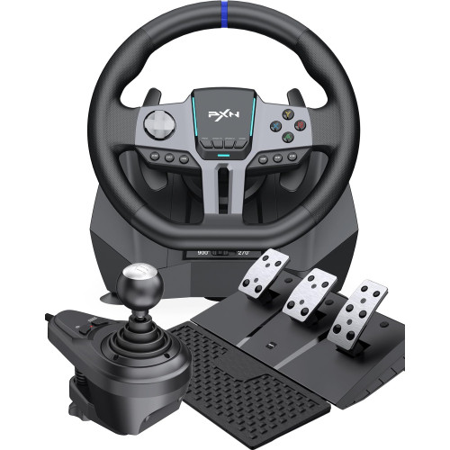 فرمان PXN V9 Gen2 Gaming Steering Wheel مناسب XBOX/PC/PS4/PS3