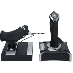 جوی استیک شبیه‌ساز پرواز با لرزش و دکمه‌های برنامه‌پذیر – مناسب PC، PS4، Xbox Series X/S | Flight Joystick