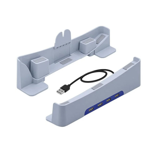 پایه افقی PGTech با چهار پورت USB برای PS5 اسلیم و پرو